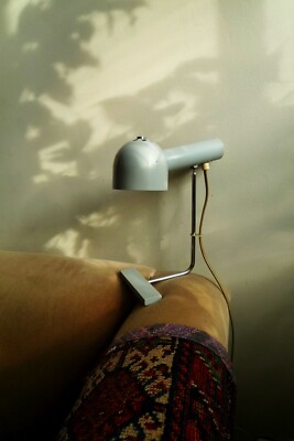 70s space age functionalist table lamp Josef Hurka Napako mid century lamp 