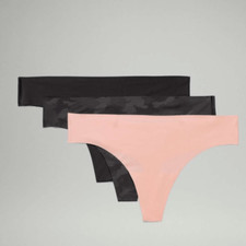 Lululemon InvisiWear Mid-Rise Thong Underwear 3-Pack XXL NWT