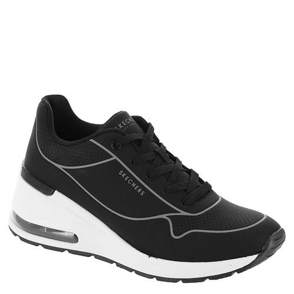 Skechers Women's Million Air Higher Lifted Sneakers, Black | eBay