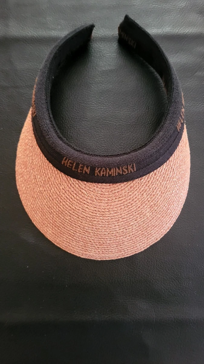 Helen Kaminski AUTHENTIC Original Bianca Visor Natural Raffia Sun Hat
