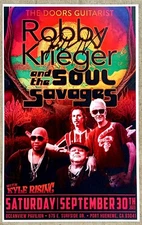 Robby Krieger Signed Concert Poster Limited Edition #/50 Mint 11x17 USA
