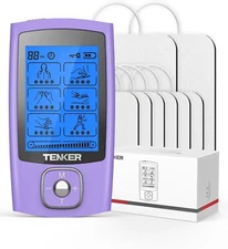TENS Unit Muscle Stimulator 24 Modes Massager  Machine Rechargeable Pain Relief