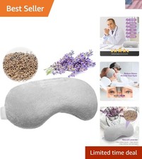 Lavender Eye Mask, Aromatherapy Weighted Eye Mask for Dry Eyes, Sleep Mask for M