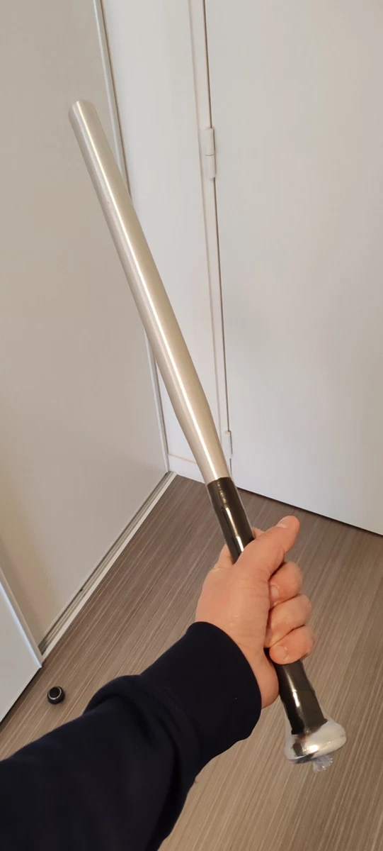 Batte De Baseball Aluminium 25 Pouces / 63 Cm - Grise - Neuf