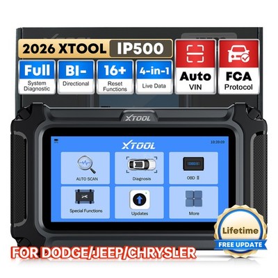 XTOOL IP500 For Jeep/Dodge/Chrysler OBD2 Scanner Car Diagnostic Tool Active Test