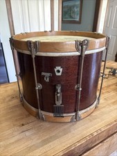 Antique Vintage WFL Ludwig Snare Drum 14” Mahogany