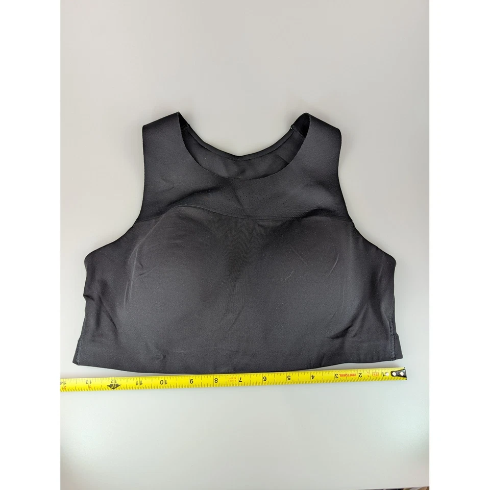 Sutiã esportivo Chantelle suporte médio alto impacto malha preta ventilação M $89 - Imagem 3 de 4