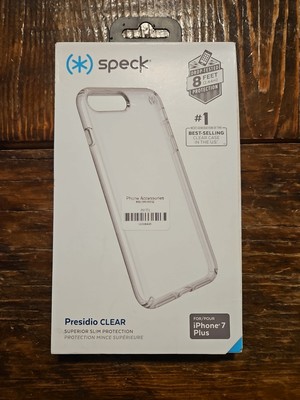 Speck Products Presidio Clear Case iPhone 8/7 Plus 5.5'' Krystal Clear New