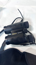 Nikon Travelite V 7x25 Compact Porro Prism Binoculars Black Case & Caps