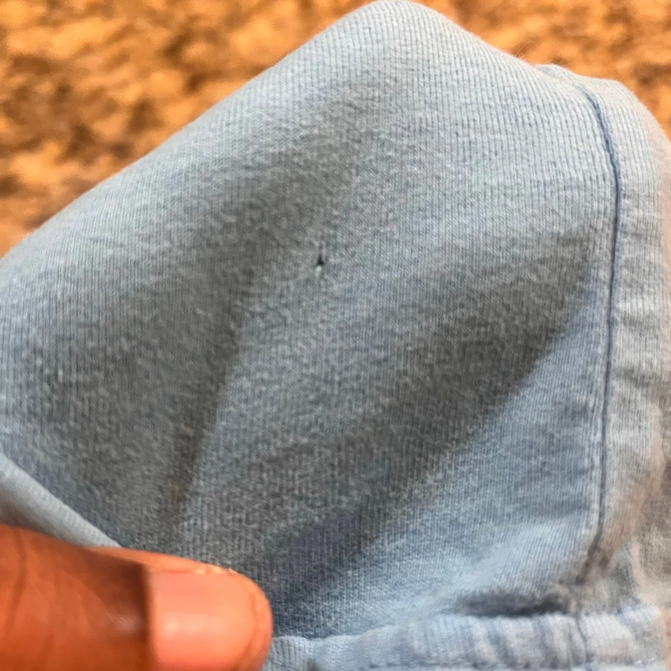 Mini Boden Girls 5-6 Wale Shirt Short Sleeve Blue Colorful Poke Dots   - Image 4 of 4