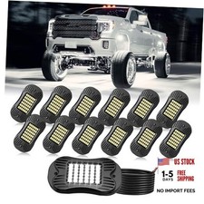 White Rock Lights 6000K Pure White Super Bright Underglow 12 Pods
