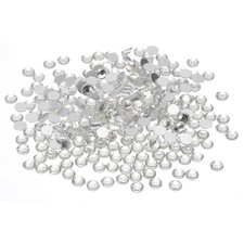 SS30/288Pcs Glass Diamante Rhinestone, Man Made Gems, Clear
