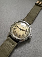 Longines U S N BuShips Military Watch 1944 Manual Wind 33 5mm SS Vintage