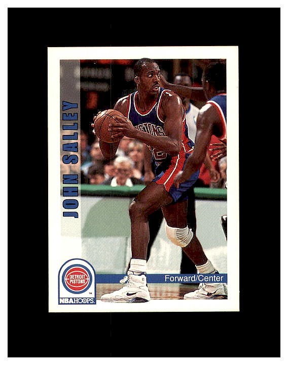 1992-93 NBA Hoops Basketball John Salley Card #67 Detroit Pistons MINT