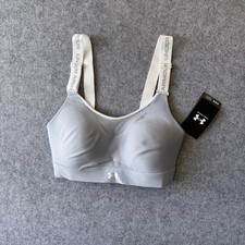 Under Armour Infinity High 2.0 Sports Bra Grey White High Support S D-DD 