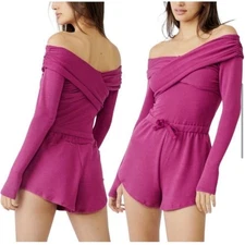 Revolve x FP Movement Love Spell One Piece Romper in Pink - Size S
