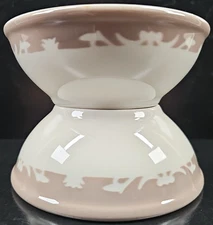 (2) Syracuse China Nutmeg Fruit Dessert Bowls Set Restaurant Ware Dish Retro Lot