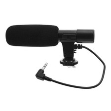 1PC Interview Microphone Recording Mic for DSLR Camera Camcorder Phone