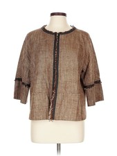 Lafayette 148 New York Women Brown Jacket 10