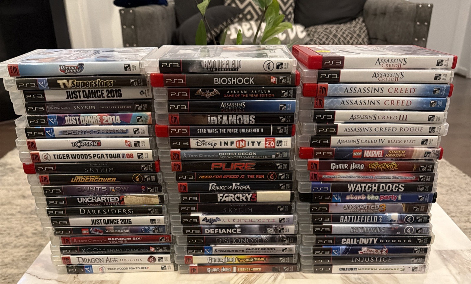Lot of 57 PlayStation 3 PS3 Games Complete CIB Tested Sony Collection