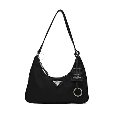 PRADA Re-Edition2005 Handbags Cloth Green Free Shipping | Duties Paid