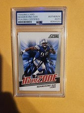 Ndamukong Suh Signed 2011 In The Zone Trading Card. Detroit Lions. Psa Dna