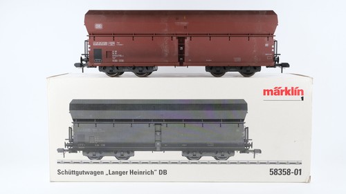 Märklin escala 1 58358-01 vagón de mercancías a granel largo Heinrich DB | Condition: Gebraucht