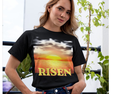 Risen Sunrise T-Shirt | Christian Easter Religious Tee