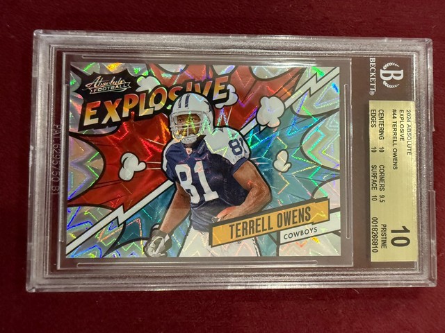 Terrell Owens 2024 Absolute Explosion BGS 10 Pristine
