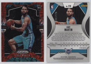 2019-20 Panini Prizm Fast Break Red /125 Cody Martin #278 Rookie RC