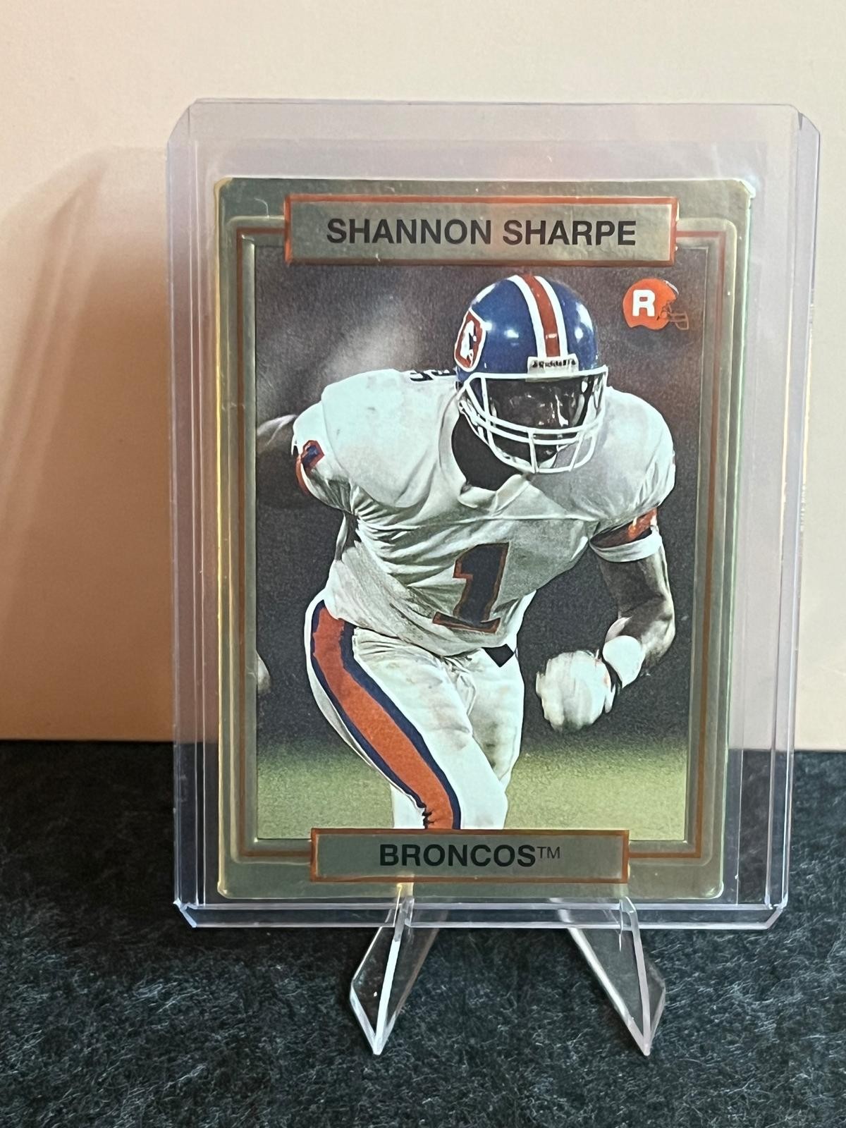 1990 Action Packed Rookie/Update #46 Shannon Sharpe RC
