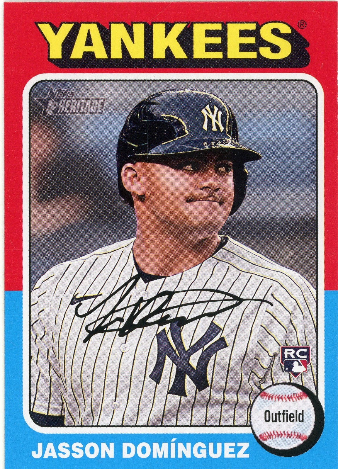 2024 Topps Heritage - Jasson Dominguez #399 RC Yankees