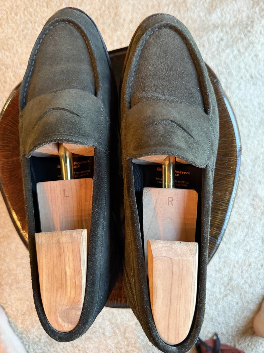Allen Edmonds Mercer Street Speed Welt Charcoal Gray Suede Loafers 10.5D Allen edmonds mercer street - Gem main image 3