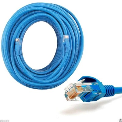 50ft Cat5 Patch Cord Cable 500mhz Ethernet Internet Network LAN RJ45 UTP for ...