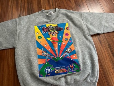 Vintage Peter Max 2000 World Series Yankees Vs Mets Crewneck Sweatshirt Medium