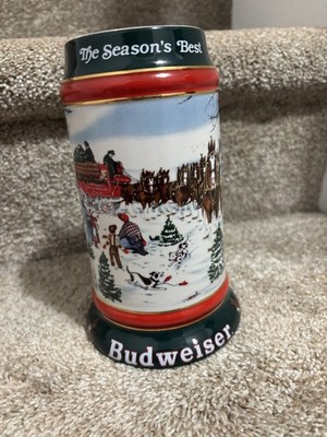 Anheiser Busch Budweiser Beer Stein Mugs 1991