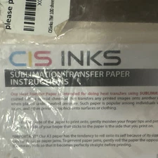 CISinks A3 Sublimation Paper 100 Sheets 12x16.5 Heat Press Inkjet Transfer