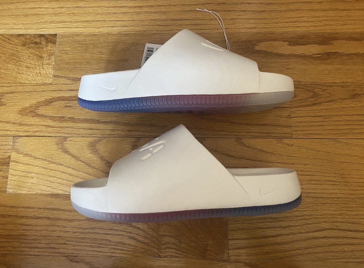 NEW Nike Calm Slide Olympics USA White Sail FV5601-100 Men display picture 2