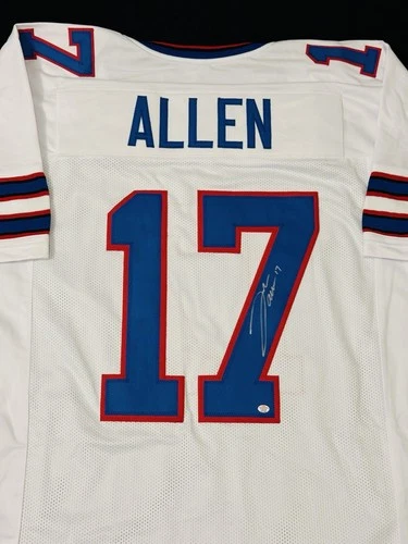 Josh Allen Buffalo Bills Signed Football Jersey with COA
