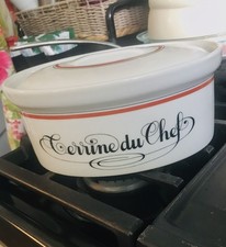 TERRINE DU CHEF OVAL COOKING TUREEN MADE IN FRANCE CREATION JACQUES LOBJOY  PATE