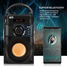 20W Portable Bluetooth Speaker Subwoofer Heavy Bass Sound System Party FM Audio