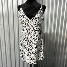 Reformation Marlowe Dress Ocelot Print Sleeveless Mini Party