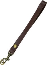 Genuine Leather Wristlet Strap Replacement Clutch Purse Key Wrist Lanyard Coffee