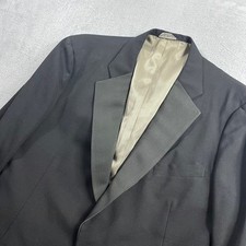 Paul Stuart New York Mens Black Tuxedo Blazer Peak Lapel Single Button Canada