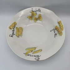 Opificio Etico Handmade In Italy 15" Ceramic Pasta Serving Bowl/Platter