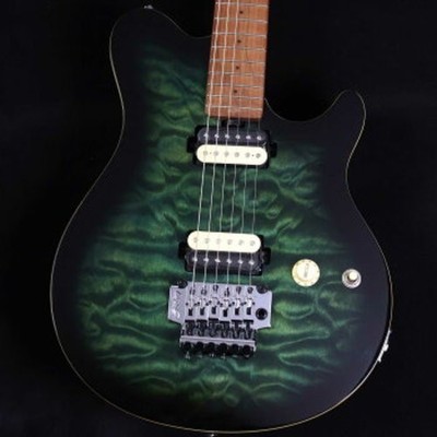Sterling by Music Man Axis AX50QM-M2 Yucatan Blue Quilt E-Gitarre