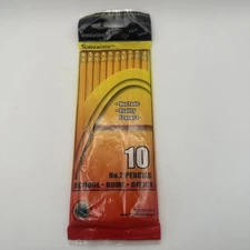 A+ Homework #2 Pencils - 10 count, Yellow, High Quality NIP