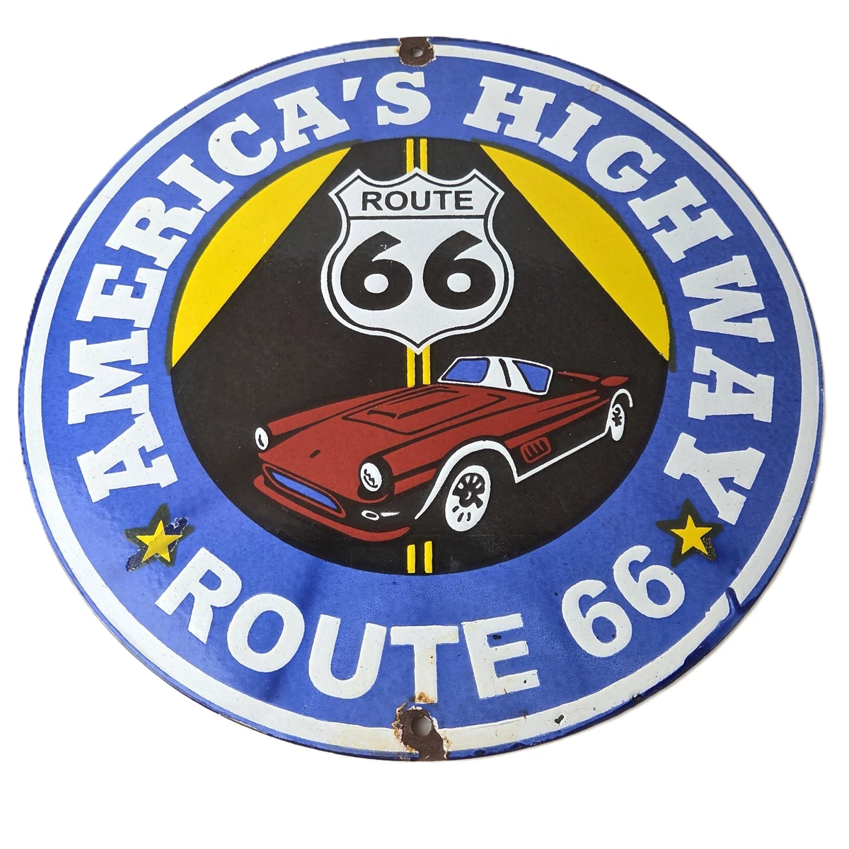 Route 66 Sign In Original Advertising Signs (1930-1969) for sale
