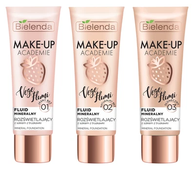 BIELENDA MAKE-UP ACADEMIE VEGE FLUMI ILLUMINATING MINERAL FOUNDATION