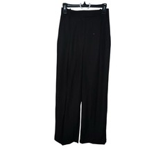 NWT Zara Black Wide Leg Trousers Women s Size Small Career Work Pants High Waist